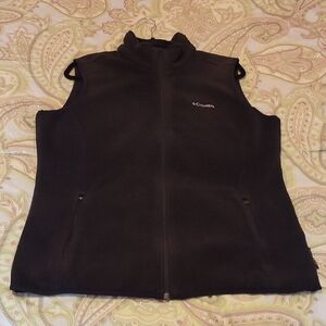 Columbia Women's Black Fleece Vest XL